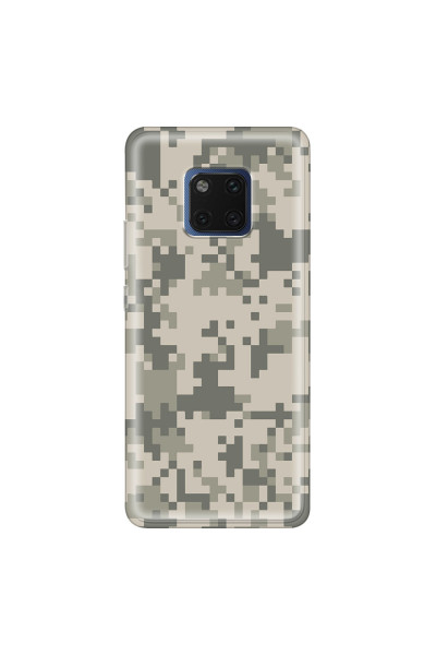 HUAWEI - Mate 20 Pro - Soft Clear Case - Digital Camouflage