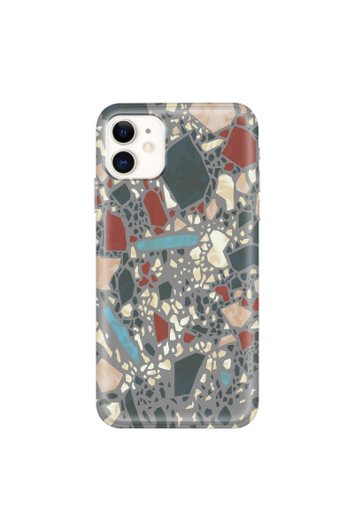 APPLE - iPhone 11 - Soft Clear Case - Terrazzo Design X