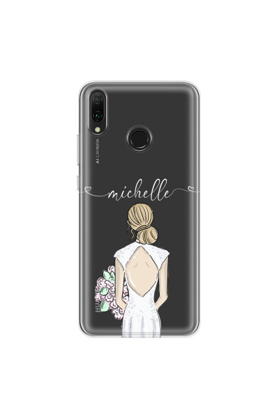 HUAWEI - Y9 2019 - Soft Clear Case - Bride To Be Blonde II.