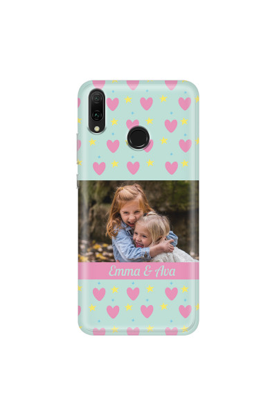 HUAWEI - Y9 2019 - Soft Clear Case - Heart Shaped Photo