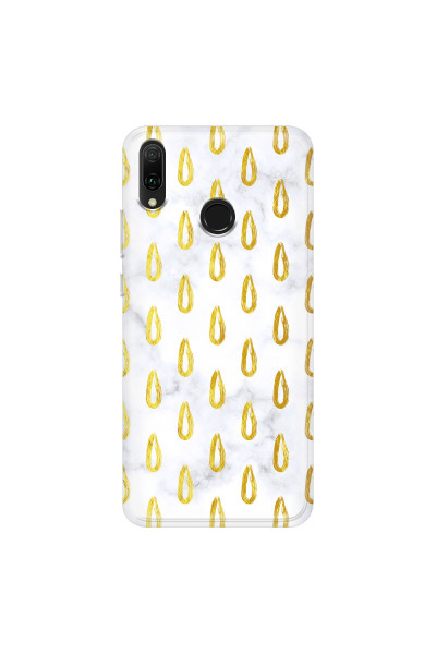 HUAWEI - Y9 2019 - Soft Clear Case - Marble Drops