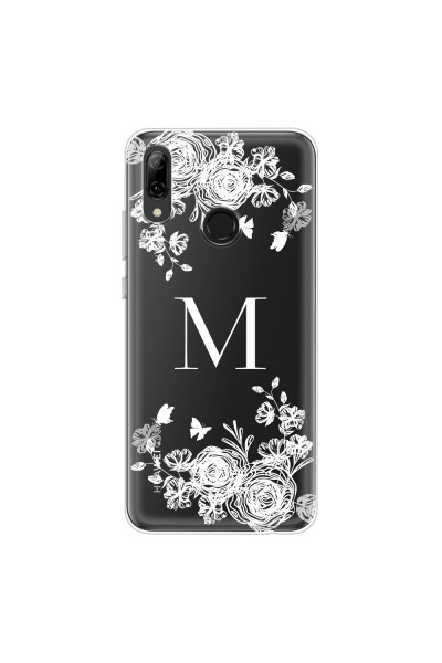 HUAWEI - P Smart 2019 - Soft Clear Case - White Lace Monogram
