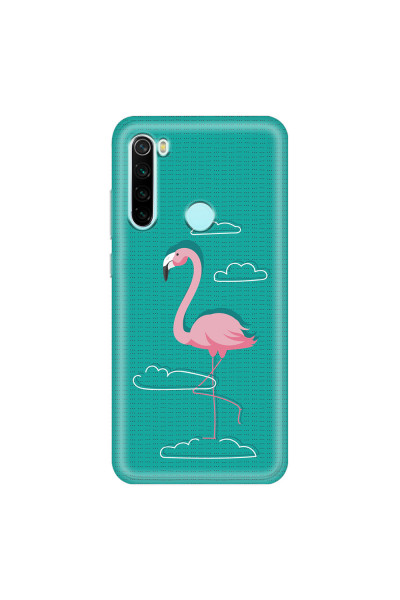 XIAOMI - Redmi Note 8 - Soft Clear Case - Cartoon Flamingo