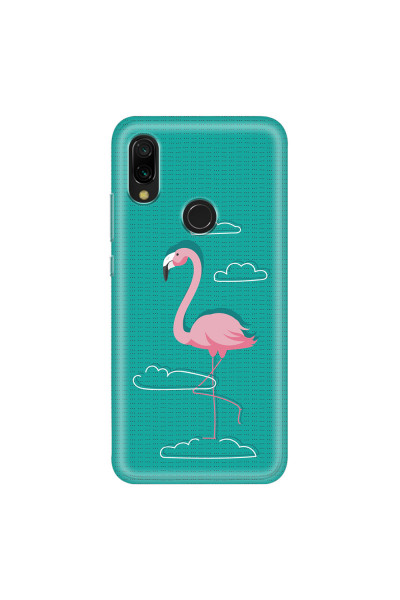 XIAOMI - Redmi 7 - Soft Clear Case - Cartoon Flamingo