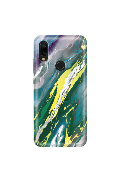 XIAOMI - Redmi 7 - Soft Clear Case - Marble Rainforest Green