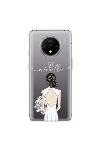ONEPLUS - OnePlus 7T - Soft Clear Case - Bride To Be Blackhair II.
