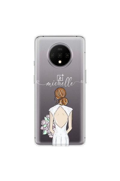 ONEPLUS - OnePlus 7T - Soft Clear Case - Bride To Be Redhead II.