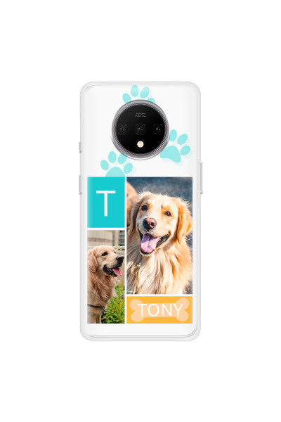 ONEPLUS - OnePlus 7T - Soft Clear Case - Dog Collage