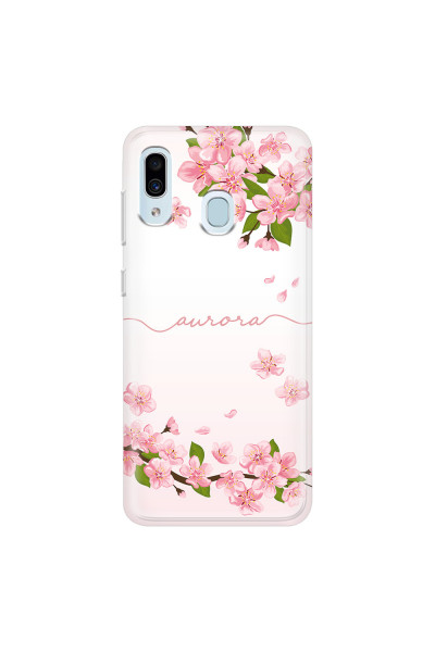 SAMSUNG - Galaxy A20 / A30 - Soft Clear Case - Sakura Handwritten