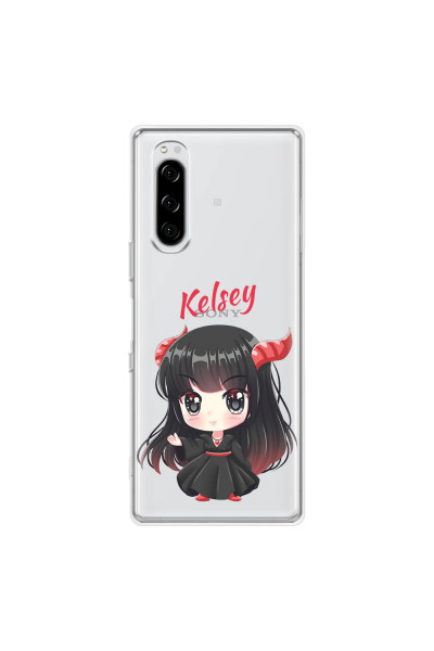 SONY - Sony Xperia 5 - Soft Clear Case - Chibi Kelsey