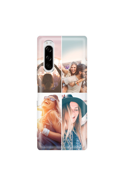 SONY - Sony Xperia 5 - Soft Clear Case - Collage of 4