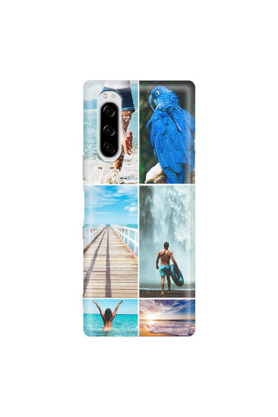 SONY - Sony Xperia 5 - Soft Clear Case - Collage of 6