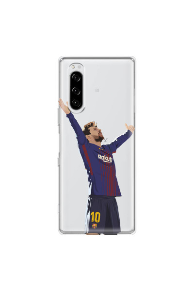 SONY - Sony Xperia 5 - Soft Clear Case - For Barcelona Fans