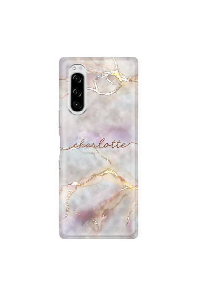 SONY - Sony Xperia 5 - Soft Clear Case - Marble Rootage
