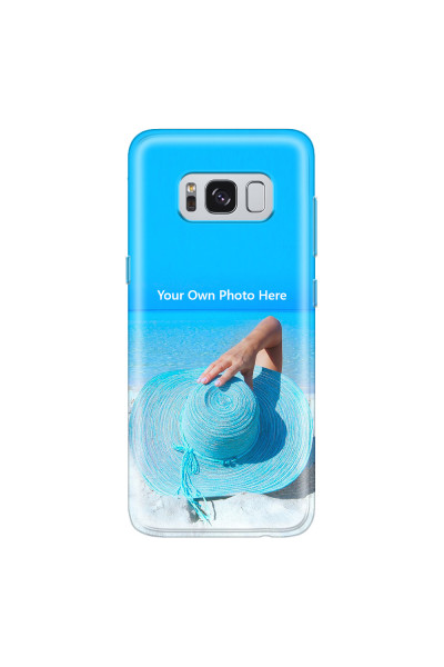 SAMSUNG - Galaxy S8 - Soft Clear Case - Single Photo Case