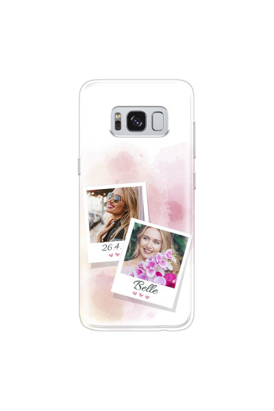SAMSUNG - Galaxy S8 - Soft Clear Case - Soft Photo Palette