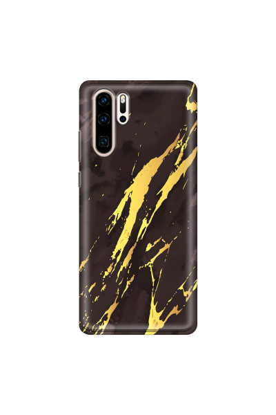 HUAWEI - P30 Pro - Soft Clear Case - Marble Royal Black