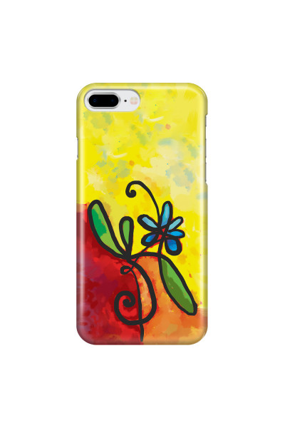 APPLE - iPhone 7 Plus - 3D Snap Case - Flower in Picasso Style