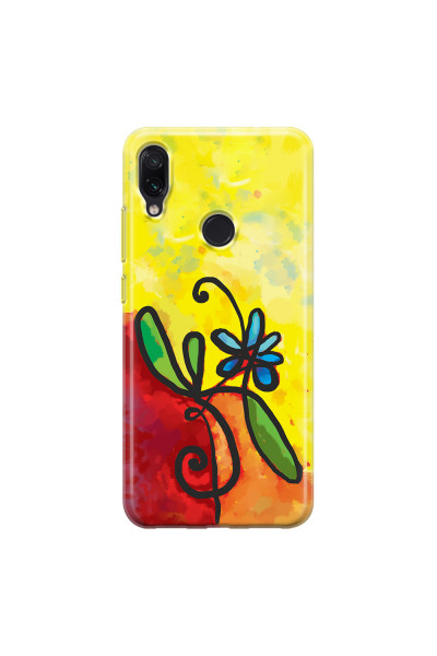 XIAOMI - Redmi Note 7/7 Pro - Soft Clear Case - Flower in Picasso Style