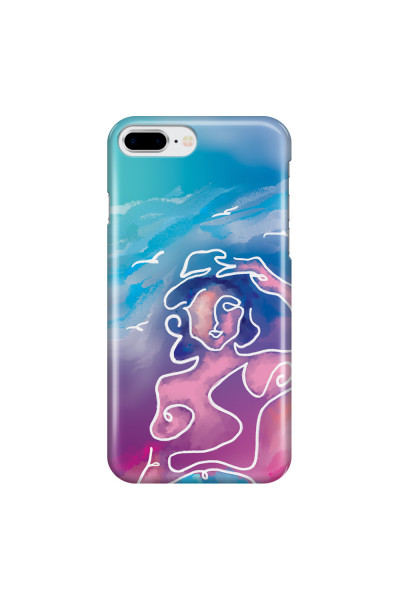APPLE - iPhone 8 Plus - 3D Snap Case - Lady With Seagulls