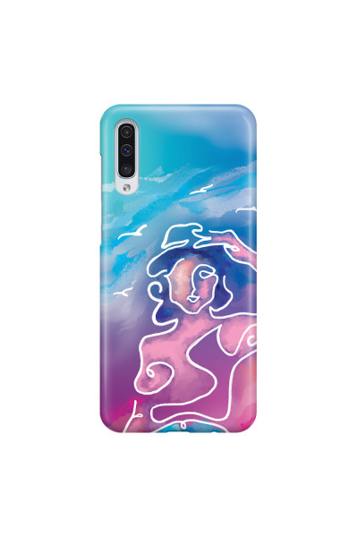 SAMSUNG - Galaxy A50 - 3D Snap Case - Lady With Seagulls
