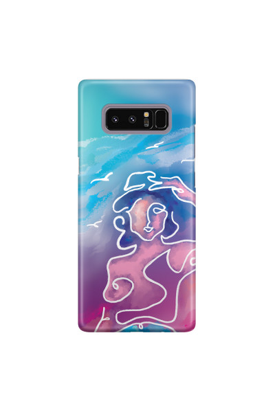 SAMSUNG - Galaxy Note 8 - 3D Snap Case - Lady With Seagulls