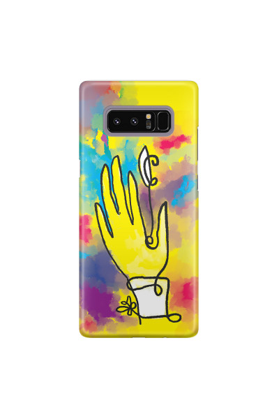 SAMSUNG - Galaxy Note 8 - 3D Snap Case - Abstract Hand Paint