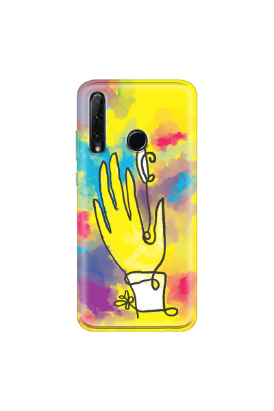 HONOR - Honor 20 lite - Soft Clear Case - Abstract Hand Paint