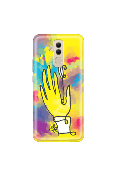 HUAWEI - Mate 20 Lite - Soft Clear Case - Abstract Hand Paint