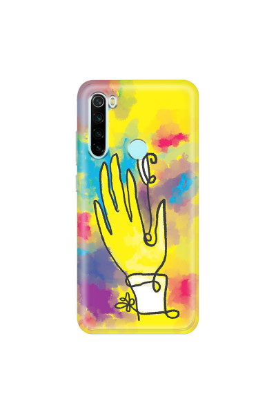 XIAOMI - Redmi Note 8 - Soft Clear Case - Abstract Hand Paint