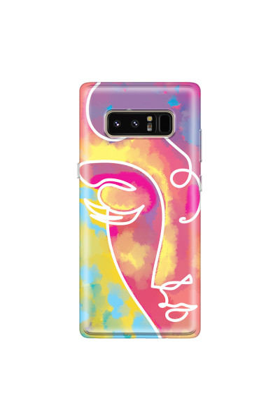 SAMSUNG - Galaxy Note 8 - Soft Clear Case - Amphora Girl