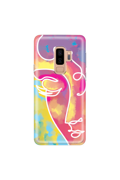 SAMSUNG - Galaxy S9 Plus 2018 - Soft Clear Case - Amphora Girl