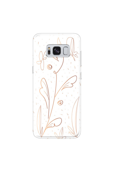 SAMSUNG - Galaxy S8 Plus - Soft Clear Case - Flowers In Style