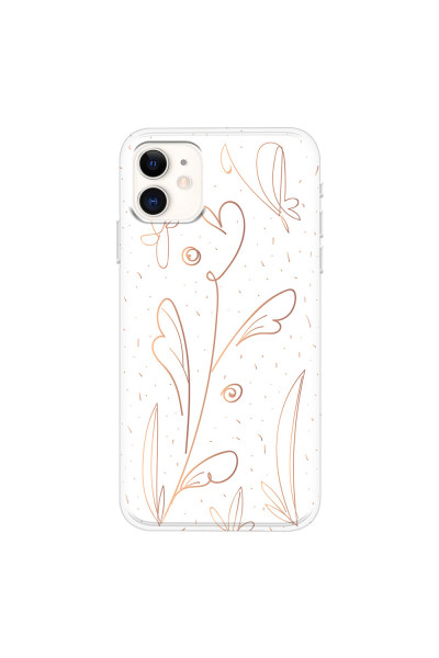 APPLE - iPhone 11 - Soft Clear Case - Flowers In Style
