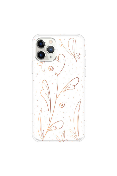 APPLE - iPhone 11 Pro Max - Soft Clear Case - Flowers In Style