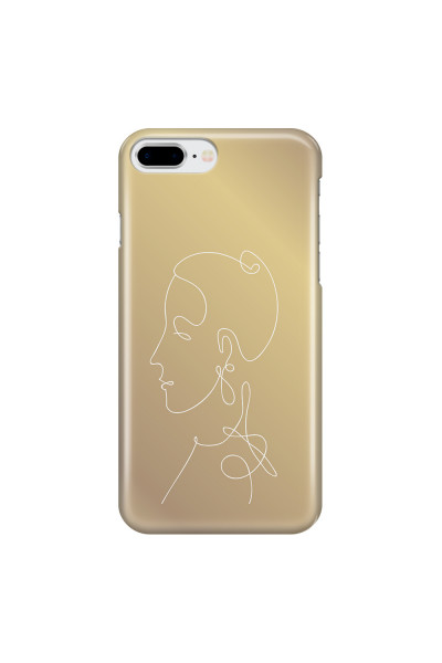 APPLE - iPhone 7 Plus - 3D Snap Case - Golden Lady