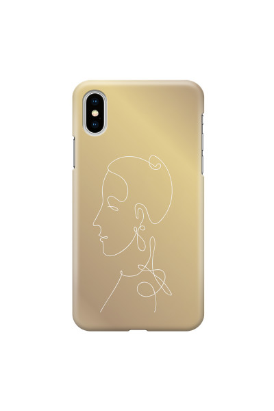 APPLE - iPhone XS - 3D Snap Case - Golden Lady