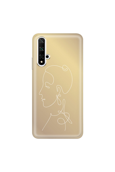 HONOR - Honor 20 - Soft Clear Case - Golden Lady