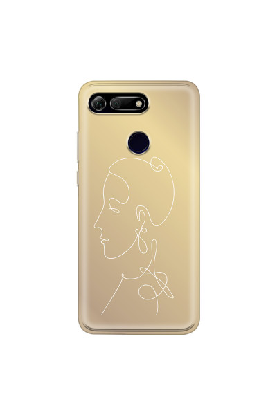 HONOR - Honor View 20 - Soft Clear Case - Golden Lady