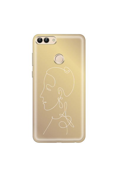 HUAWEI - P Smart 2018 - Soft Clear Case - Golden Lady