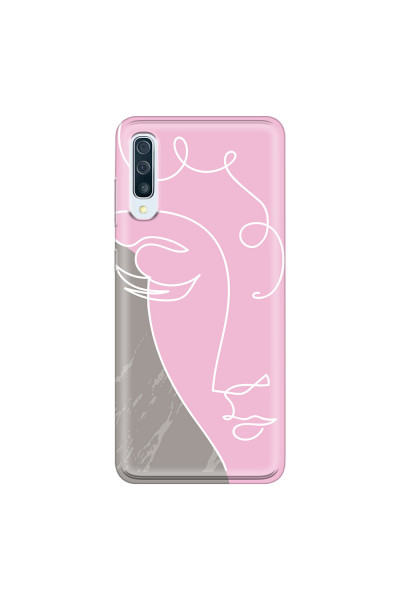 SAMSUNG - Galaxy A50 - Soft Clear Case - Miss Pink