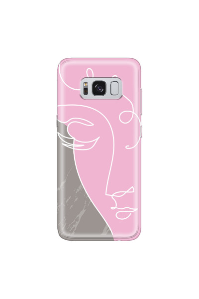 SAMSUNG - Galaxy S8 - Soft Clear Case - Miss Pink