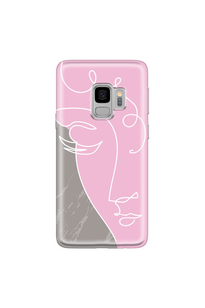 SAMSUNG - Galaxy S9 - Soft Clear Case - Miss Pink