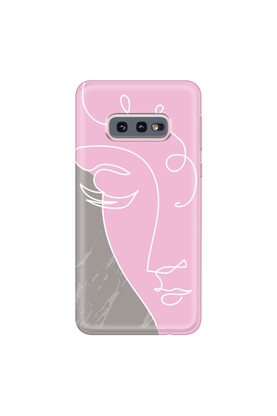 SAMSUNG - Galaxy S10e - Soft Clear Case - Miss Pink
