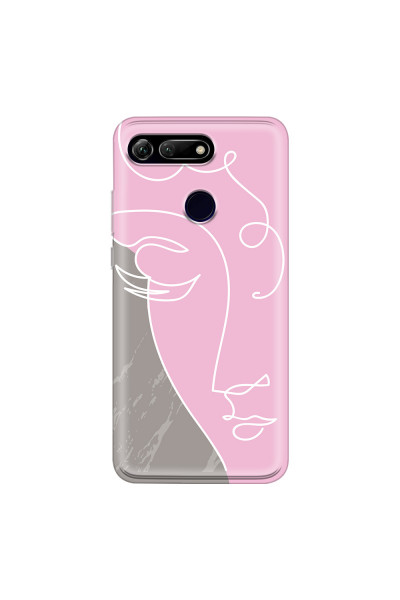 HONOR - Honor View 20 - Soft Clear Case - Miss Pink