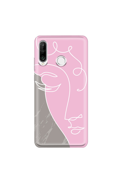 HUAWEI - P30 Lite - Soft Clear Case - Miss Pink