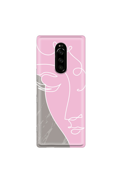 SONY - Sony Xperia 1 - Soft Clear Case - Miss Pink