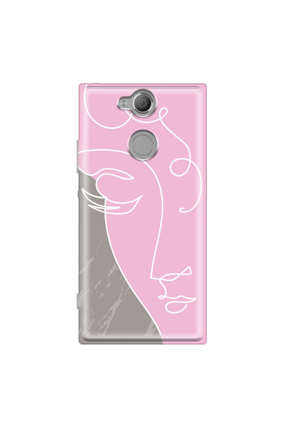 SONY - Sony Xperia XA2 - Soft Clear Case - Miss Pink