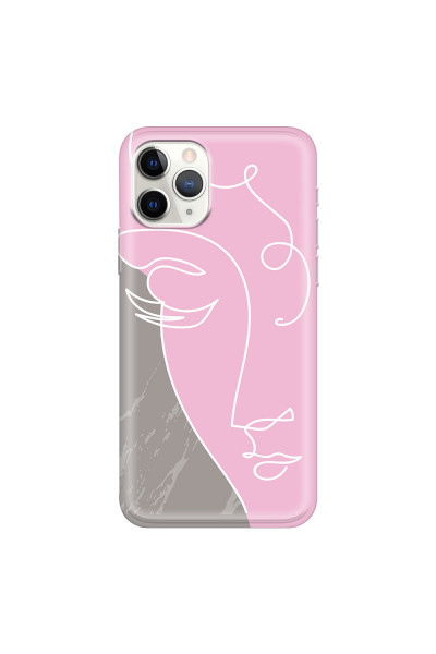 APPLE - iPhone 11 Pro Max - Soft Clear Case - Miss Pink