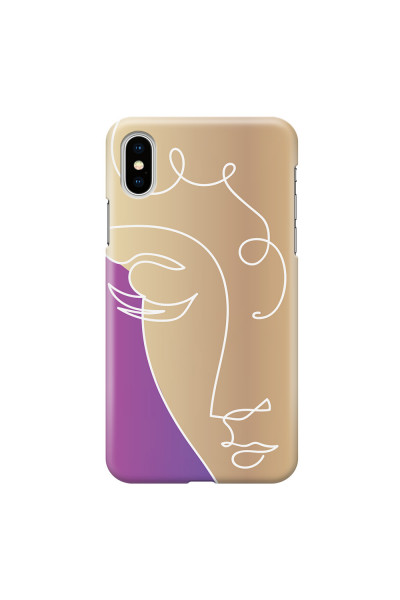 APPLE - iPhone XS - 3D Snap Case - Miss Rose Gold